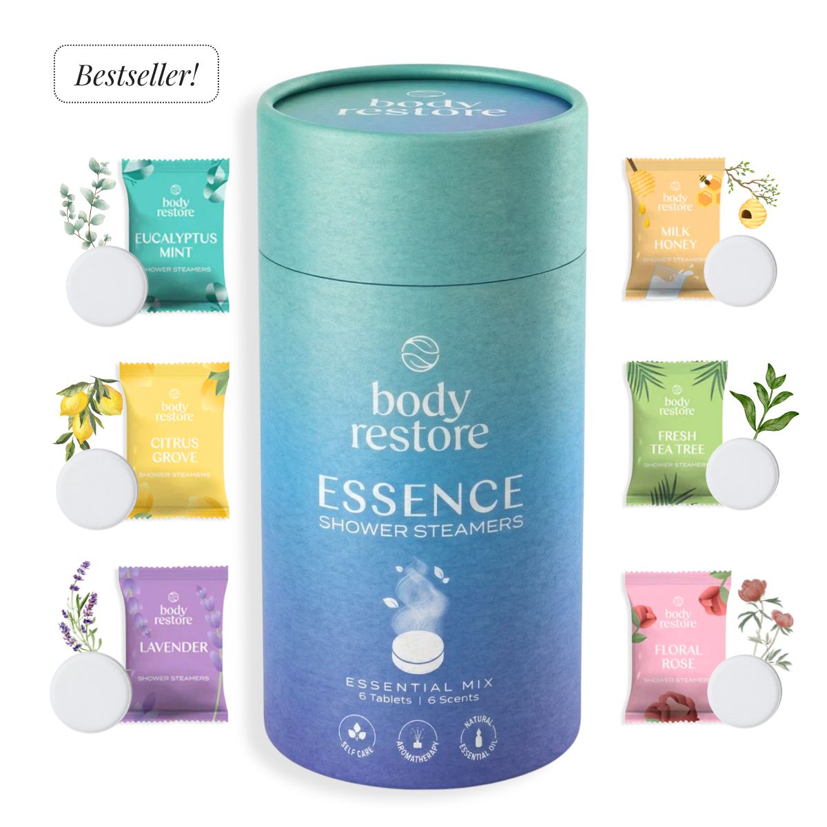 Pastilles de Douche Essence - Mélange Essentiel