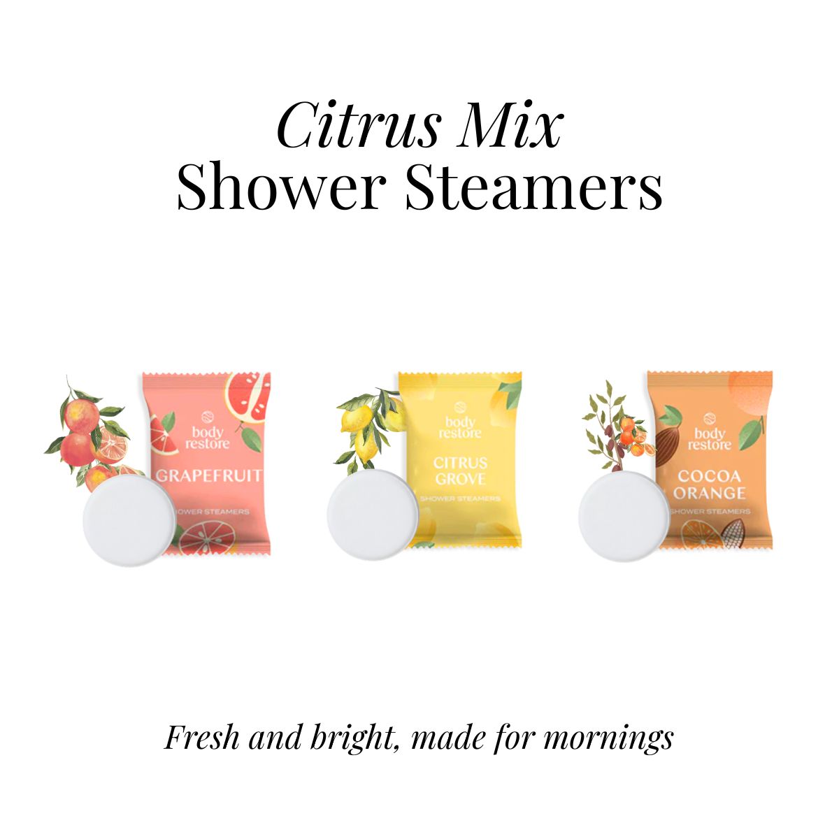 Pastilles de douche Citrus Mix - Coffret cadeau 6 pièces