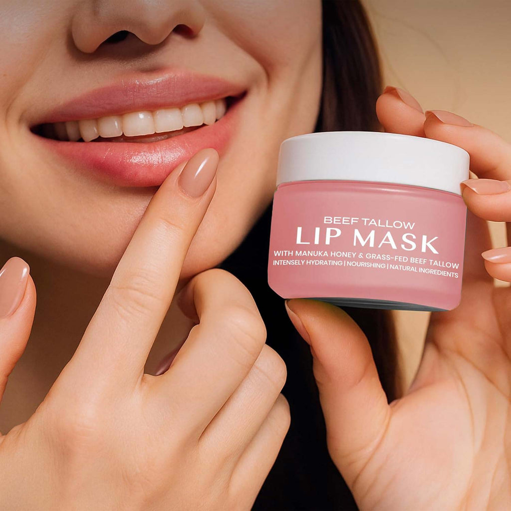 Beef Tallow Lip Mask - Unscented