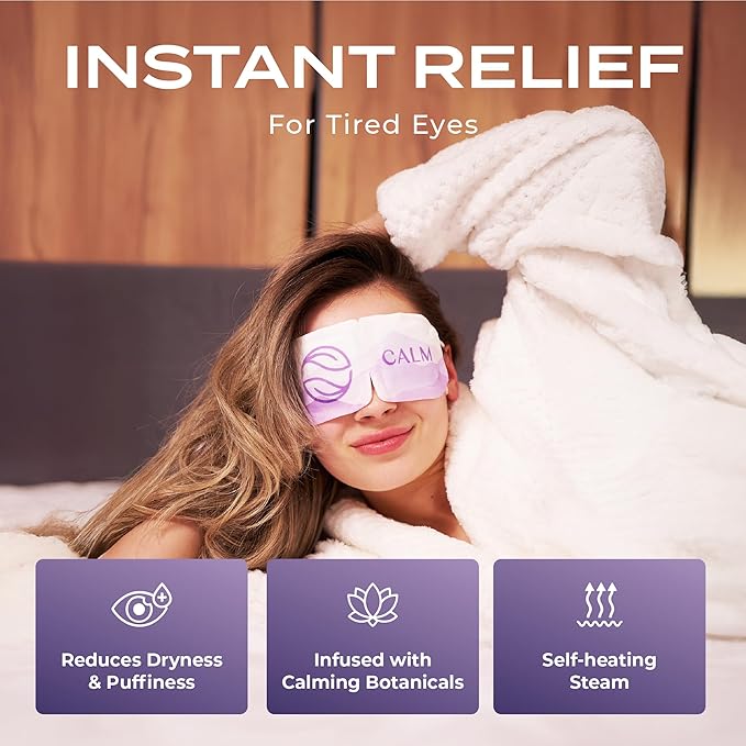 Lavendel Stoom Oogmaskers - 5 Pack
