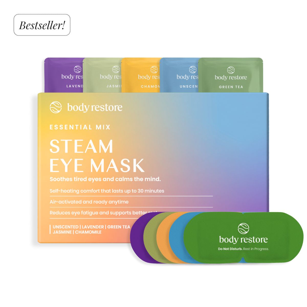 Essential Mix Stoom Oogmaskers - 30 Pack